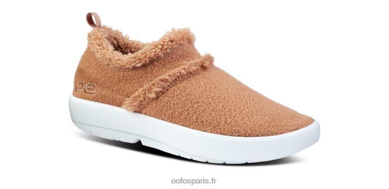 châtaigne OOFOS chaussure basse oocoozie femme 0RRFT108