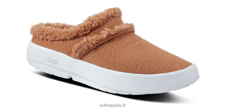châtaigne OOFOS chaussure mule oocoozie femme 0RRFT102