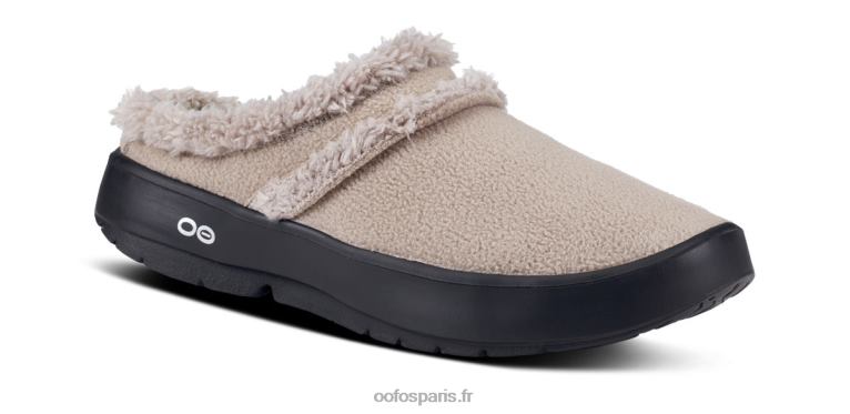 fauve OOFOS chaussure mule oocoozie femme 0RRFT105