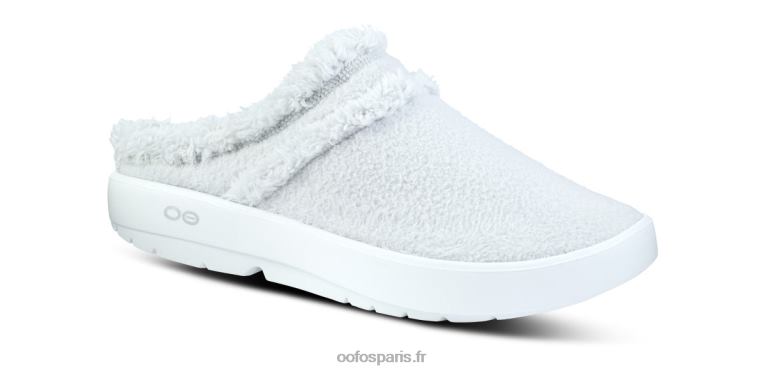 gris clair OOFOS chaussure mule oocoozie femme 0RRFT106