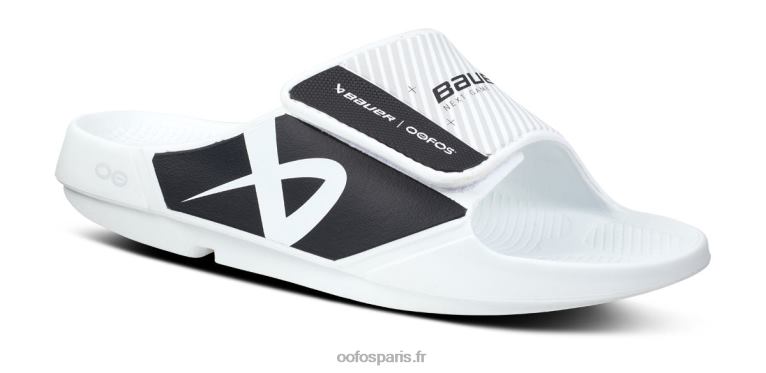 blanc OOFOS sandale ooahh sport flex pour femmes 0RRFT18
