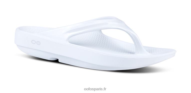 blanc OOFOS sandale oolala femme 0RRFT43