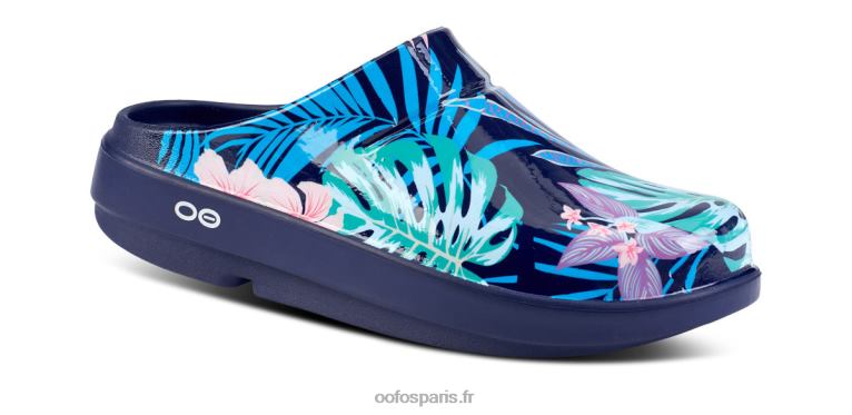 flore hawaïenne OOFOS sabot femme oocloog édition limitée 0RRFT99