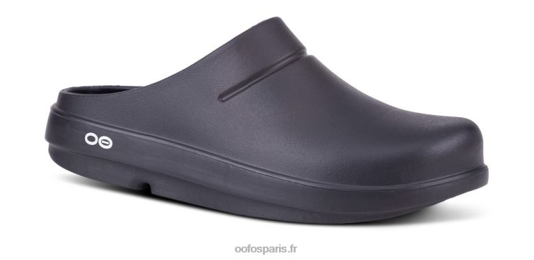 noir OOFOS sabot oocloog femme 0RRFT95