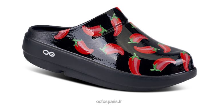 piment OOFOS sabot femme oocloog édition limitée 0RRFT92
