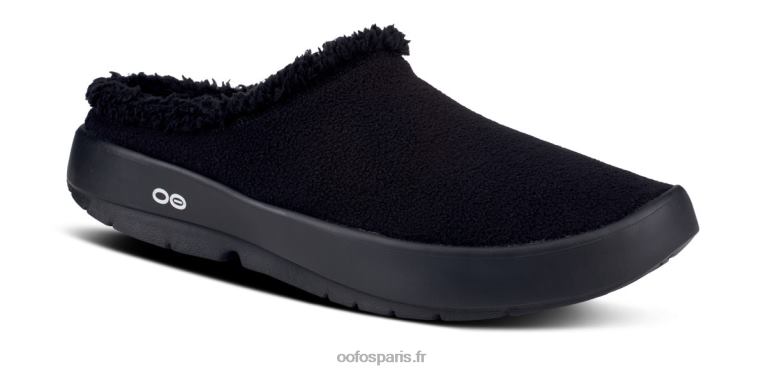 noir OOFOS mules oocoozie pour hommes 0RRFT161