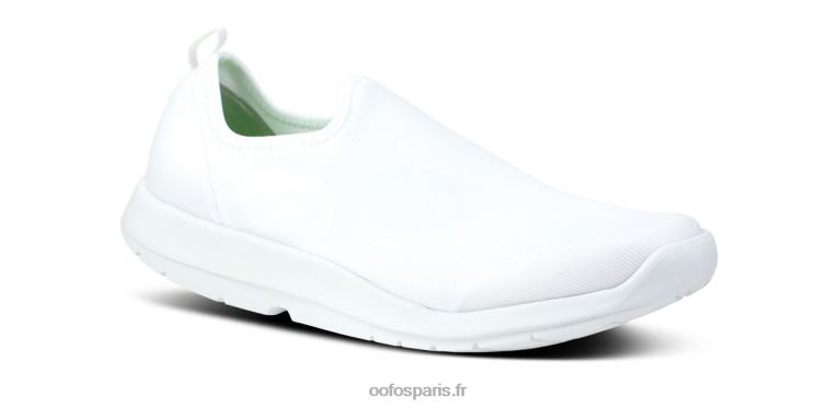 blanc OOFOS chaussure de sport basse oomg pour hommes 0RRFT148