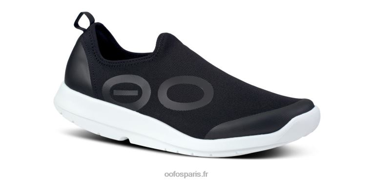 blanc noir OOFOS chaussure de sport basse oomg pour hommes 0RRFT147