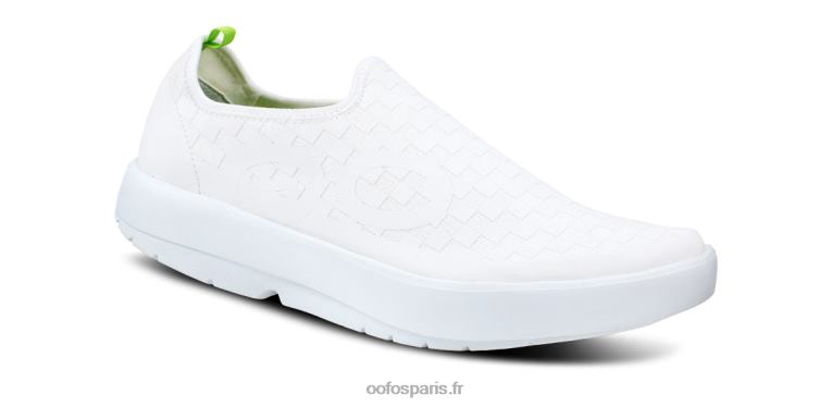 damier blanc OOFOS chaussure basse oomg eezee pour homme 0RRFT155