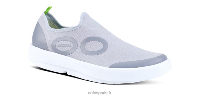 gris blanc OOFOS chaussure basse oomg eezee pour homme 0RRFT153