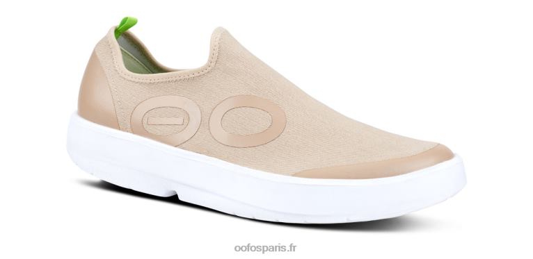 taupe blanc OOFOS chaussure basse oomg eezee pour homme 0RRFT154